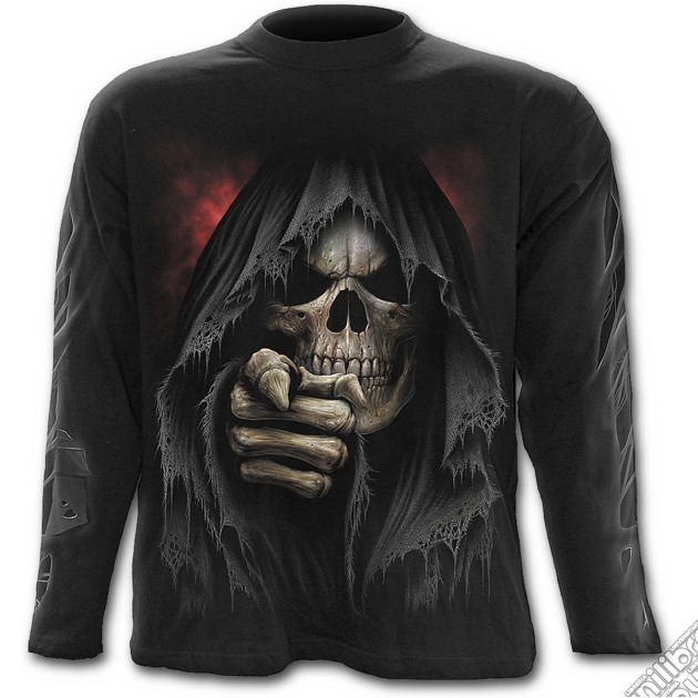 Finger Of Death - Longsleeve T-shirt Black (tg. Xl) gioco di Spiral Direct