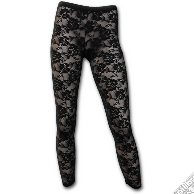 Gothic Elegance - Full Lace Leggings Black (tg. Xl) gioco di Spiral Direct