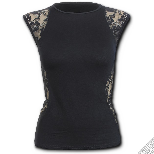 Gothic Elegance - Lace Side Top Black (tg. S) gioco di Spiral Direct