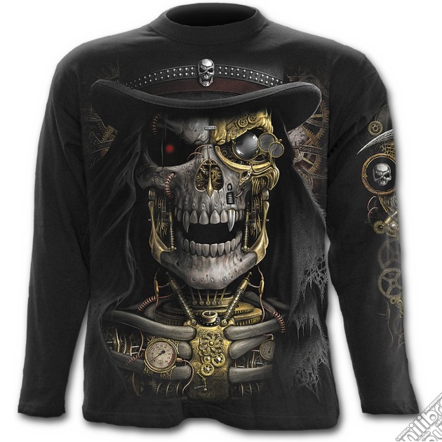 Spiral: Steam Punk Reaper - Longsleeve T-shirt Black (T-Shirt Manica Lunga Unisex Tg. 2XL) gioco di Spiral Direct