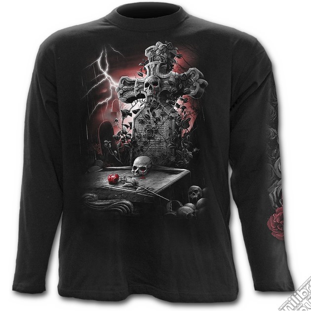 Rose Prayer - Longsleeve T-shirt Black (tg. M) gioco di Spiral Direct