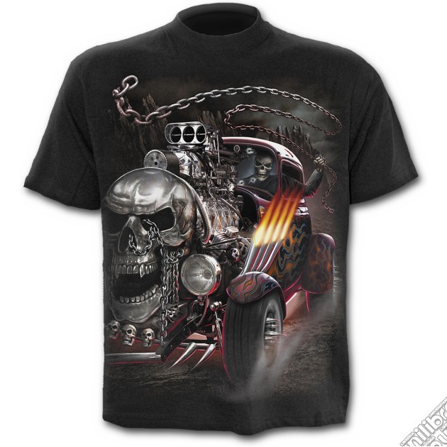 Death On Wheels - T-shirt Black (tg. Xxl) gioco di Spiral Direct
