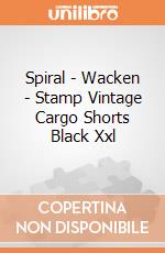Spiral - Wacken - Stamp Vintage Cargo Shorts Black Xxl gioco di Spiral