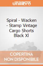 Spiral - Wacken - Stamp Vintage Cargo Shorts Black Xl gioco di Spiral