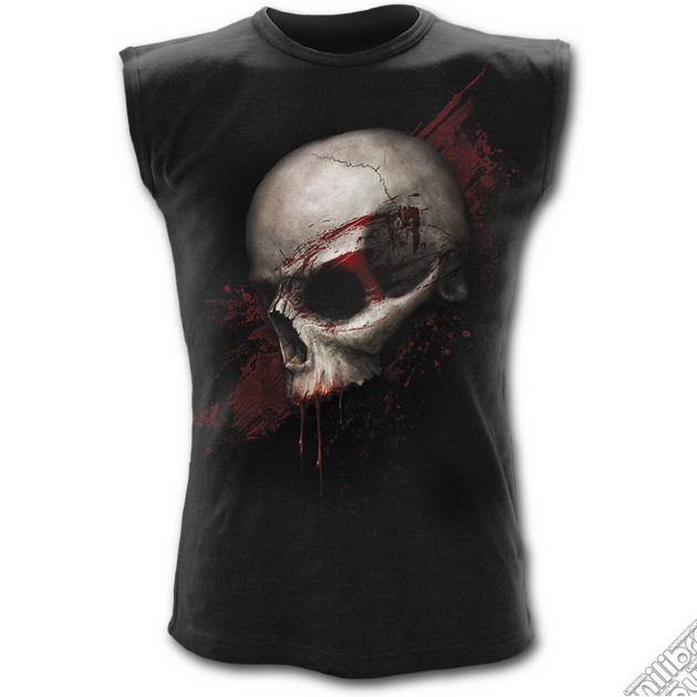 Skull Shock - Sleeveless T-shirt Black (tg. Xl) gioco di Spiral Direct