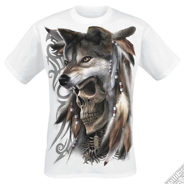 Spirit Of The Wolf - T-shirt White (tg. L) gioco di Spiral Direct