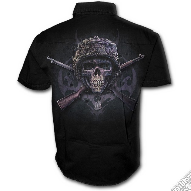 Special Forces - Shortsleeve Stone Washed Worker Black (tg. M) gioco di Spiral Direct