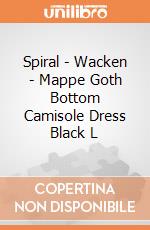 Spiral - Wacken - Mappe Goth Bottom Camisole Dress Black L gioco di Spiral