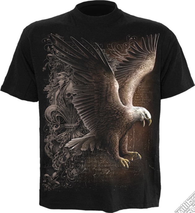 Spiral - Wings Of Freedom Black (T-Shirt Uomo XL) gioco di Spiral Direct