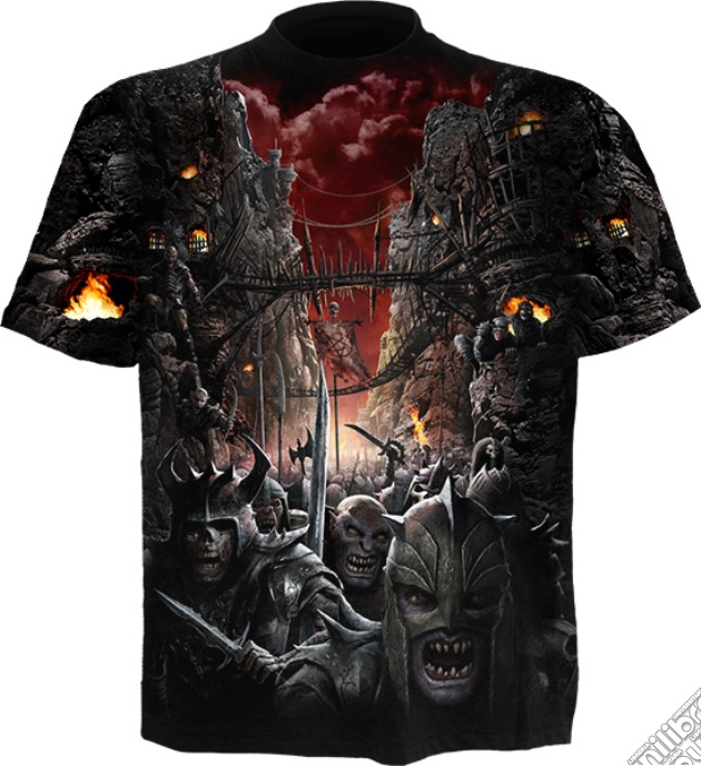 Devils Pathway - Allover T-shirt Black (tg. L) gioco di Spiral Direct