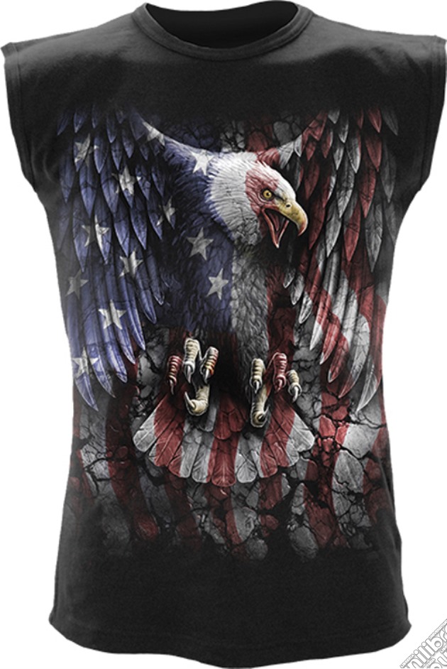Liberty Usa - Sleeveless T-shirt Black (tg. M) gioco di Spiral Direct