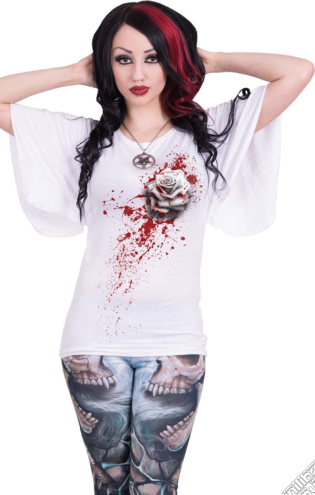 Spiral - White Rose (T-Shirt Donna XL) gioco di Spiral Direct