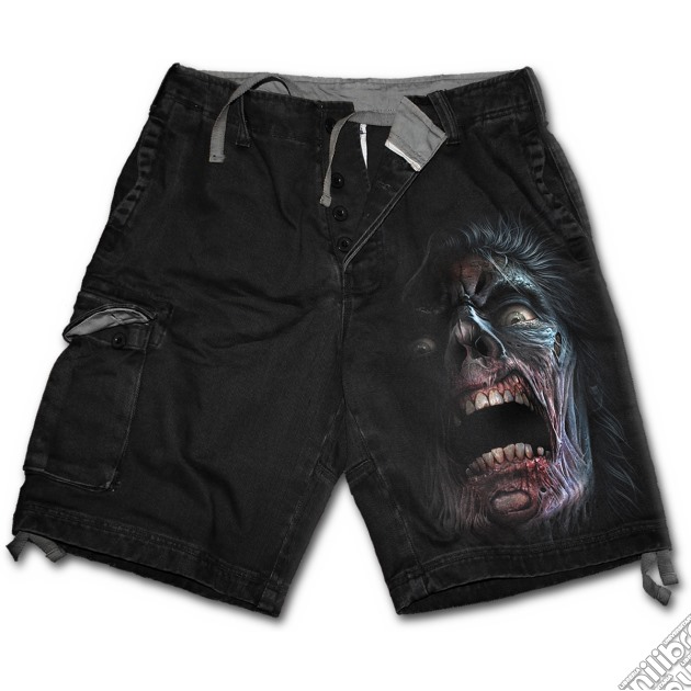 Night Walkers - Vintage Cargo Shorts Black (tg. Xxl) gioco di Spiral Direct