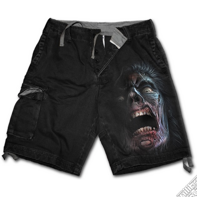 Night Walkers - Vintage Cargo Shorts Black (tg. L) gioco di Spiral Direct