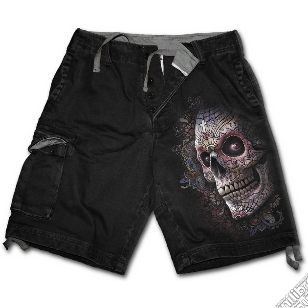 El Muerto - Vintage Cargo Shorts Black (tg. M) gioco di Spiral Direct