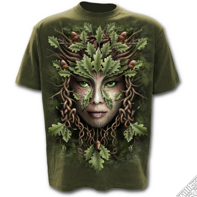 Oak Queen - T-shirt Olive (tg. Xxl) gioco di Spiral Direct