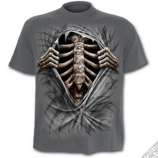Spiral: Super Bad - T-shirt Charcoal (T-Shirt Unisex Tg. M) gioco di Spiral Direct