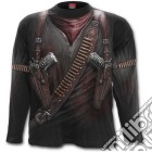 Holster Wrap - Allover Longsleeve T-shirt Black (tg. M) gioco di Spiral Direct