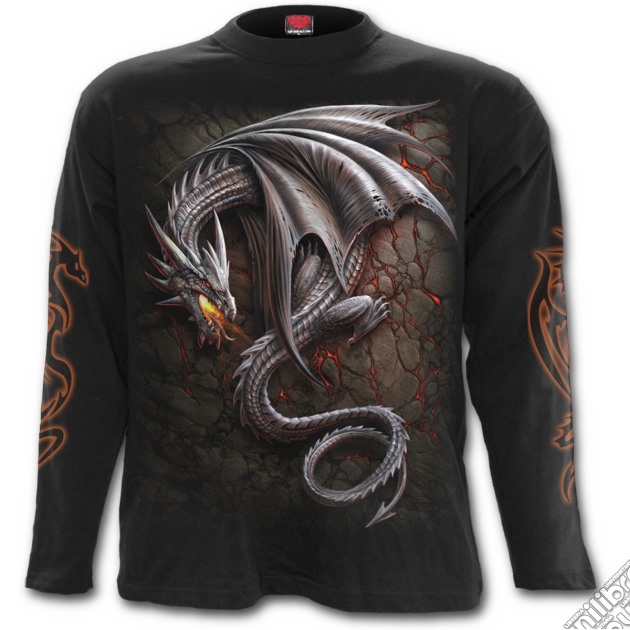 Obsidian - Longsleeve T-shirt Black (tg. Xxl) gioco di Spiral Direct