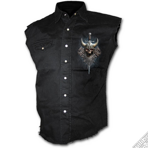Viking Dead - Sleeveless Stone Washed Worker Black (tg. Xl) gioco di Spiral Direct
