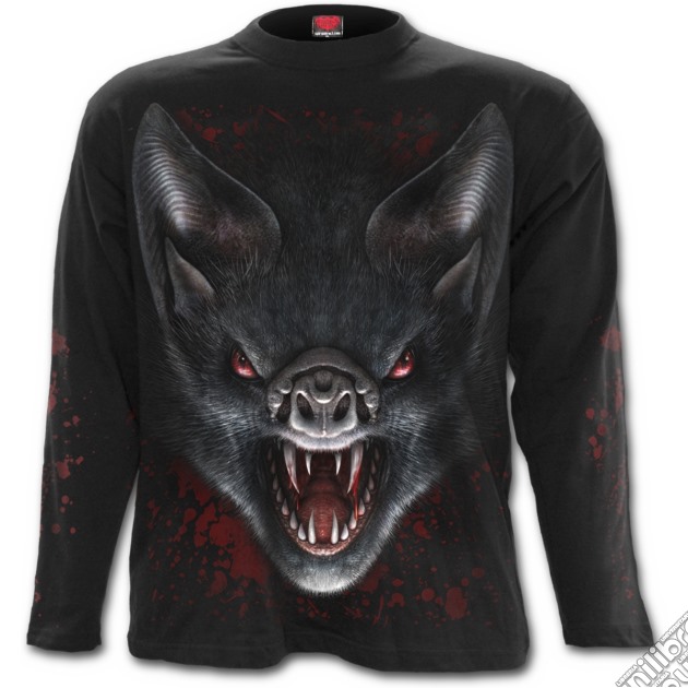 Vampire Bat - Longsleeve T-shirt Black (tg. Xxl) gioco di Spiral Direct