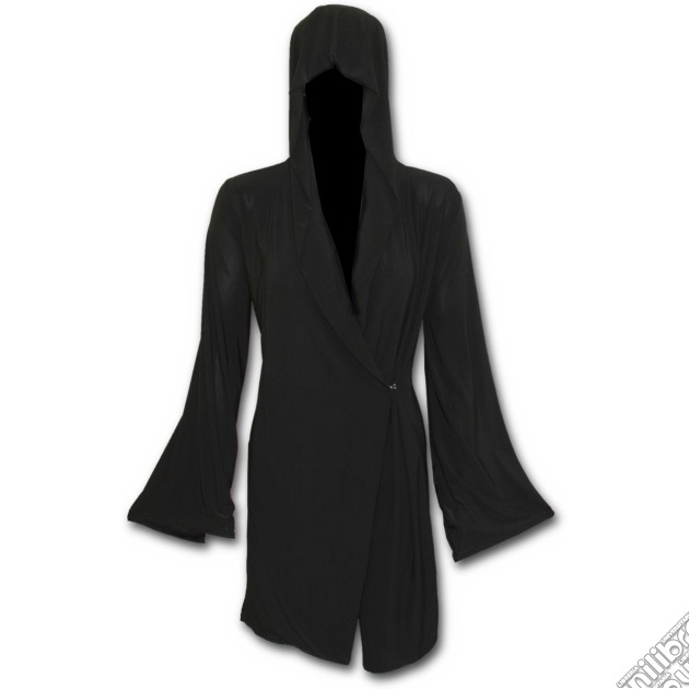 Gothic Elegance - Gothic Hooded Robe Wrap Black (tg. Xxl) gioco di Spiral Direct
