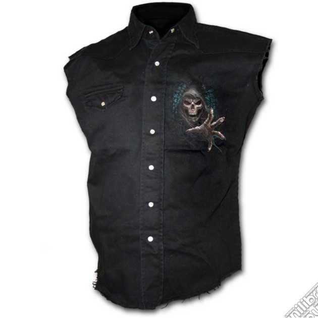 Forest Reaper - Sleeveless Stone Washed Worker Black (tg. Xl) gioco di Spiral Direct