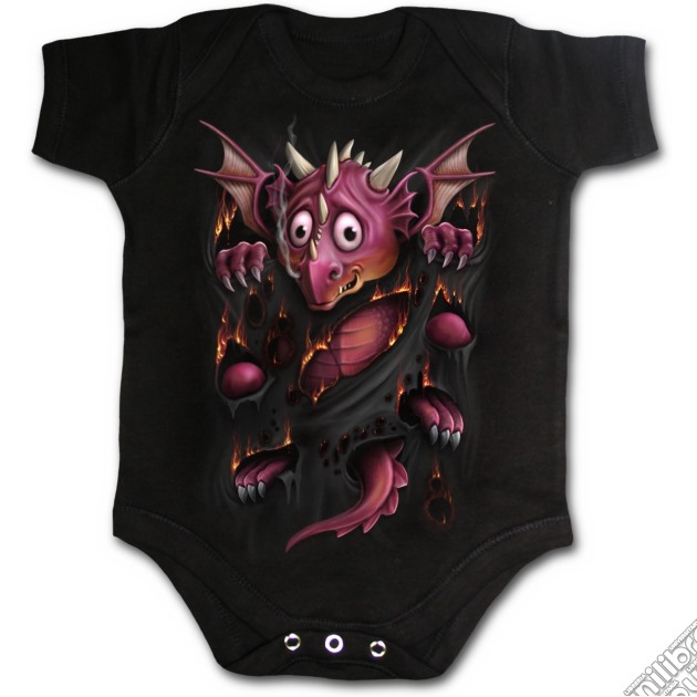 Firestarter - Baby Sleepsuit Black (tg. S) gioco di Spiral Direct