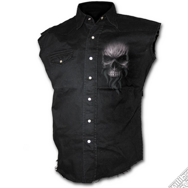 Death Rage - Sleeveless Stone Washed Worker Black (tg. Xxl) gioco di Spiral Direct