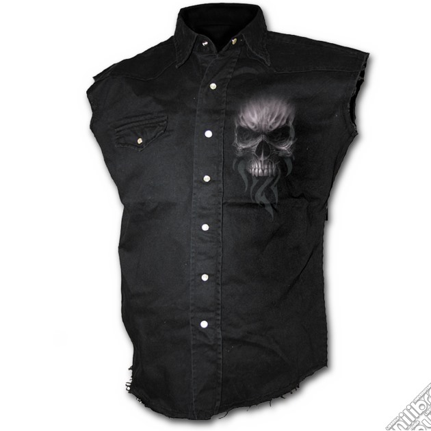 Death Rage - Sleeveless Stone Washed Worker Black (tg. L) gioco di Spiral Direct