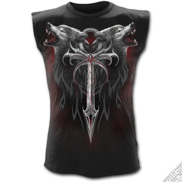 Legend Of The Wolves Sleeveless T-shirt Black M gioco di Spiral