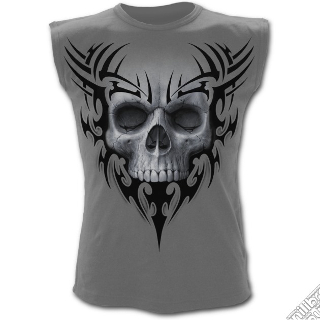 Solemn Skull Sleeveless T-shirt Charcoal L gioco di Spiral