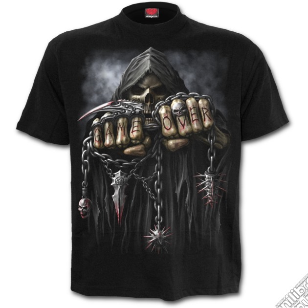 Spiral: Game Over T-shirt Black Plus Size (T-Shirt Unisex Tg 3XL) gioco di Spiral