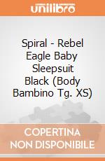 Spiral - Rebel Eagle Baby Sleepsuit Black (Body Bambino Tg. XS) gioco