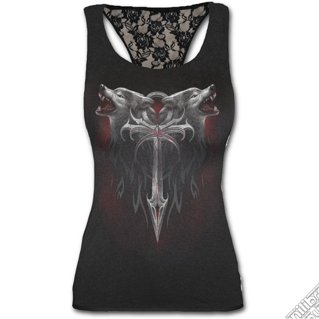 Legend Of The Wolves Racerback Lace Top Black Xxl gioco di Spiral