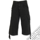 Spiral: Metal Streetwear Vintage Cargo Shorts 3/4 Long Black (Pantalone Corto Uomo Tg. XL) gioco di Spiral