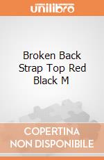Broken Back Strap Top Red Black M gioco di Spiral