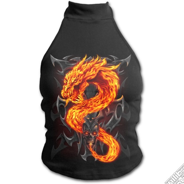 Fire Dragon Halterneck Top Black M gioco di Spiral