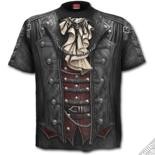 Spiral: Goth Wrap Allover T-shirt Black (T-Shirt Unisex Tg. L) gioco di Spiral