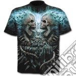 Spiral: Flaming Spine Allover T-shirt Black (T-Shirt Unisex Tg. S)