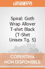 Spiral: Goth Wrap Allover T-shirt Black (T-Shirt Unisex Tg. S)