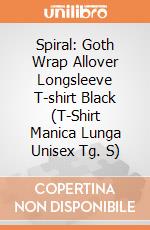 Spiral: Goth Wrap Allover Longsleeve T-shirt Black (T-Shirt Manica Lunga Unisex Tg. S) gioco di Spiral