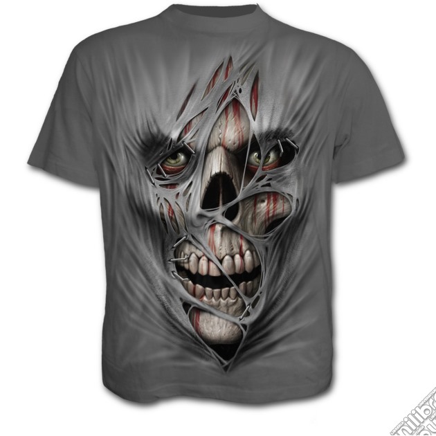 Stitched Up T-shirt Charcoal S gioco di Spiral