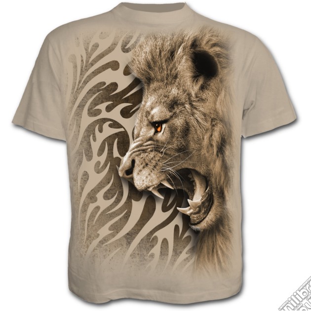 Tribal Lion T-shirt Stone L gioco di Spiral