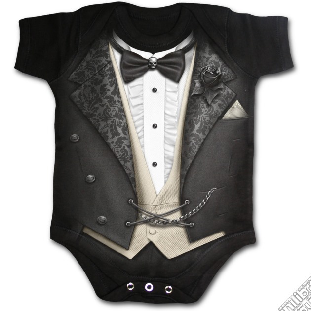 Spiral: Tuxed Baby Sleepsuit Black (Body Bambino Tg. S) gioco di Spiral