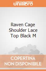 Raven Cage Shoulder Lace Top Black M gioco di Spiral