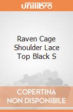 Raven Cage Shoulder Lace Top Black S gioco di Spiral