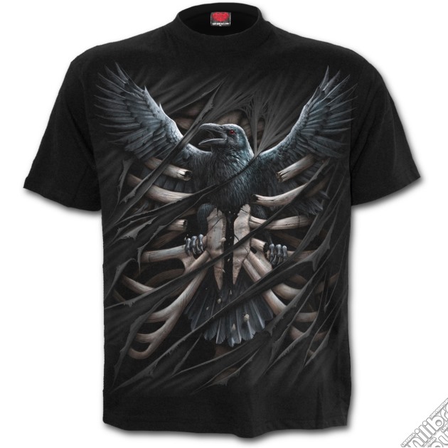 Raven Cage T-shirt Black Xl gioco di Spiral