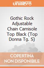 Gothic Rock Adjustable Chain Camisole Top Black (Top Donna Tg. S) gioco di Spiral