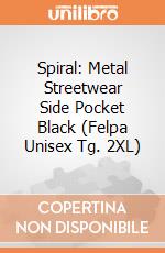 Spiral: Metal Streetwear Side Pocket Black (Felpa Unisex Tg. 2XL) gioco di Spiral